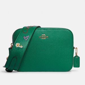 Coach Mini Camera Bag With Diary Embroidery